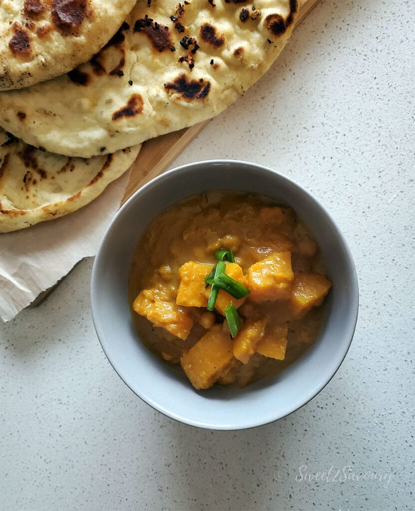butternut squash chickpea coconut curry
