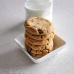 egg free soft peanut butter triple chocolate cookies