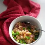 bacon and sausage fried rice