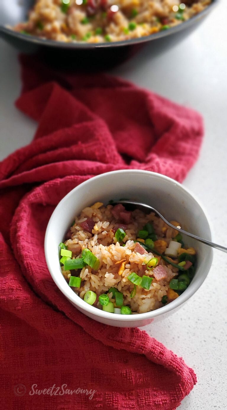 bacon and sausage fried rice