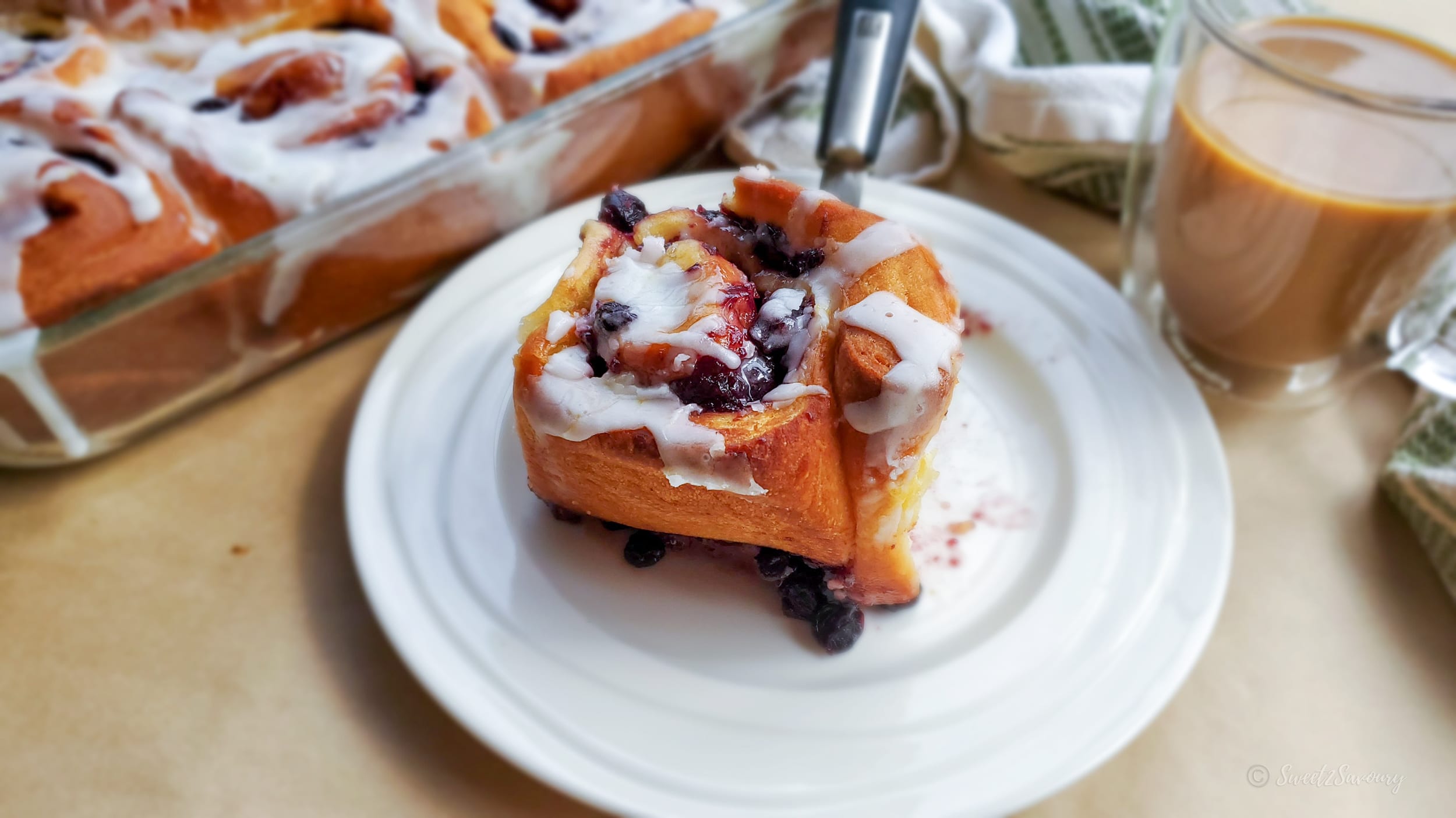 Lemon Blueberry Buns