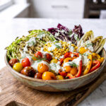 The Best Grilled Vegetable Salad (with Dill Yogurt Dressing)