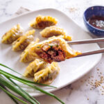 Crispy Pan-Fried Pork Dumplings (Easy Potstickers!)