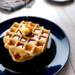 Traditional German Waffles (Less Sweet Recipe)