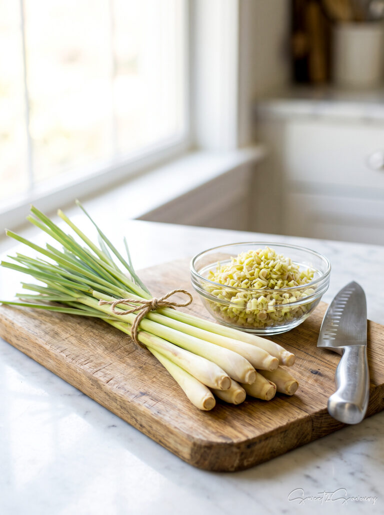 How to Mince Fresh Lemongrass to Freeze (Sả bằm)