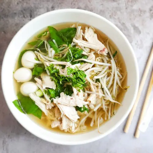 Simple Authentic Vietnamese Chicken Pho Soup (Phở Gà) | Sweet2Savoury