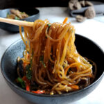 Easy Chicken Japchae (Korean Glass Noodle Stir-Fry)