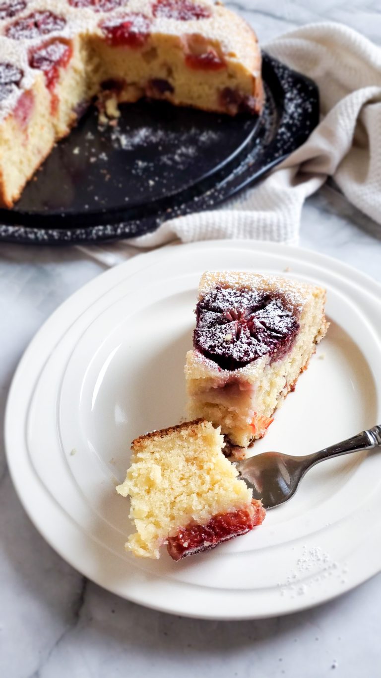Simple Blood Orange Ricotta Cake