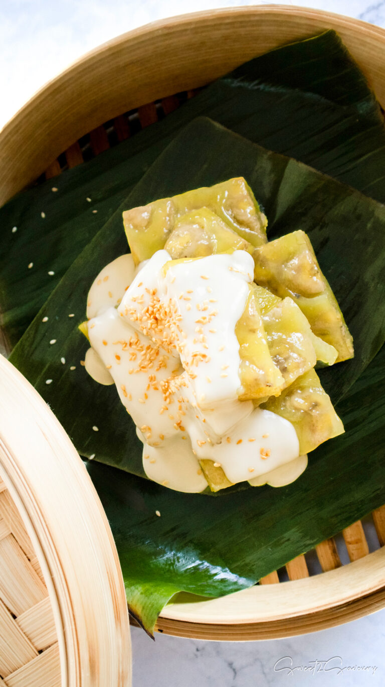Authentic Vietnamese Steamed Banana Cake (Bánh Chuối Hấp)