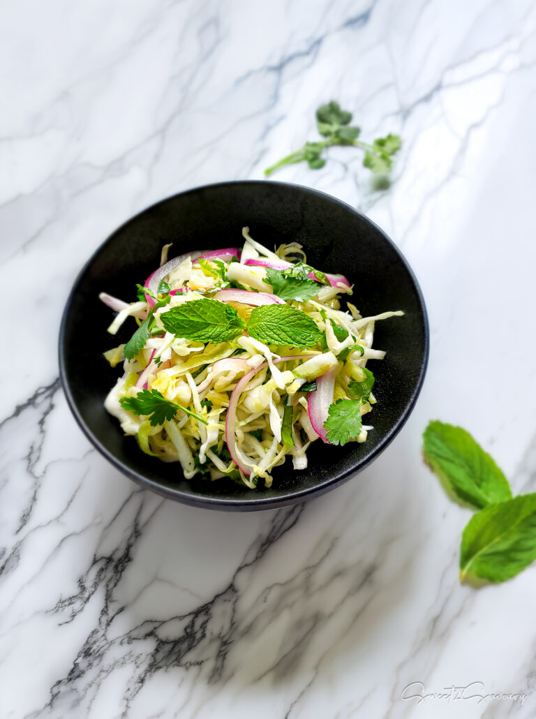 Zesty No-Mayo Summer Coleslaw (with Fresh Herbs)
